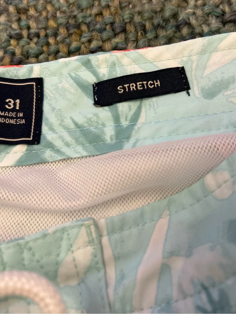 Abercrombie & Fitch Shorts Blue Cargo Floral Lined Board Swim Men’s 31